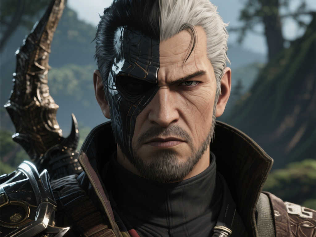 纳米技术加持！小龙再现《怪猎荒野》创意捏脸：合金装备风格议员